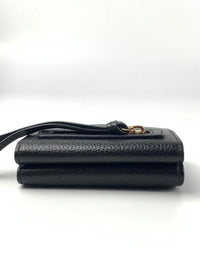 Le City Mini Wallet in Black Arena Storico Lambskin