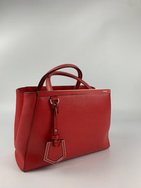 2jours Medium Red Tote