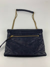 Bleu Marine Quilted Lambskin Leather Medium Sugar Shoulder Bag