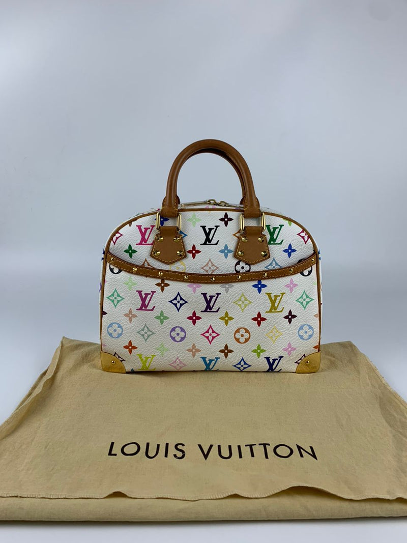 LV x Takashi Murakami Trouville Monogram White Multicolore