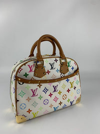 LV x Takashi Murakami Trouville Monogram White Multicolore