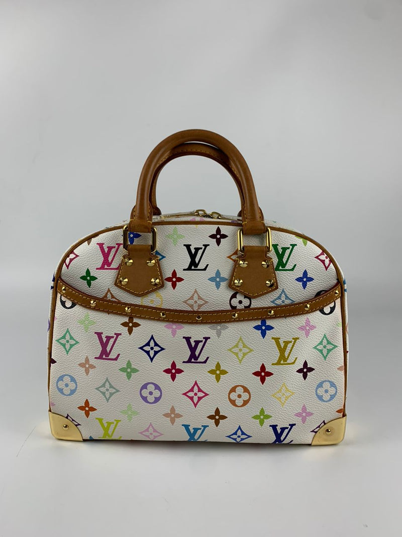 LV x Takashi Murakami Trouville Monogram White Multicolore