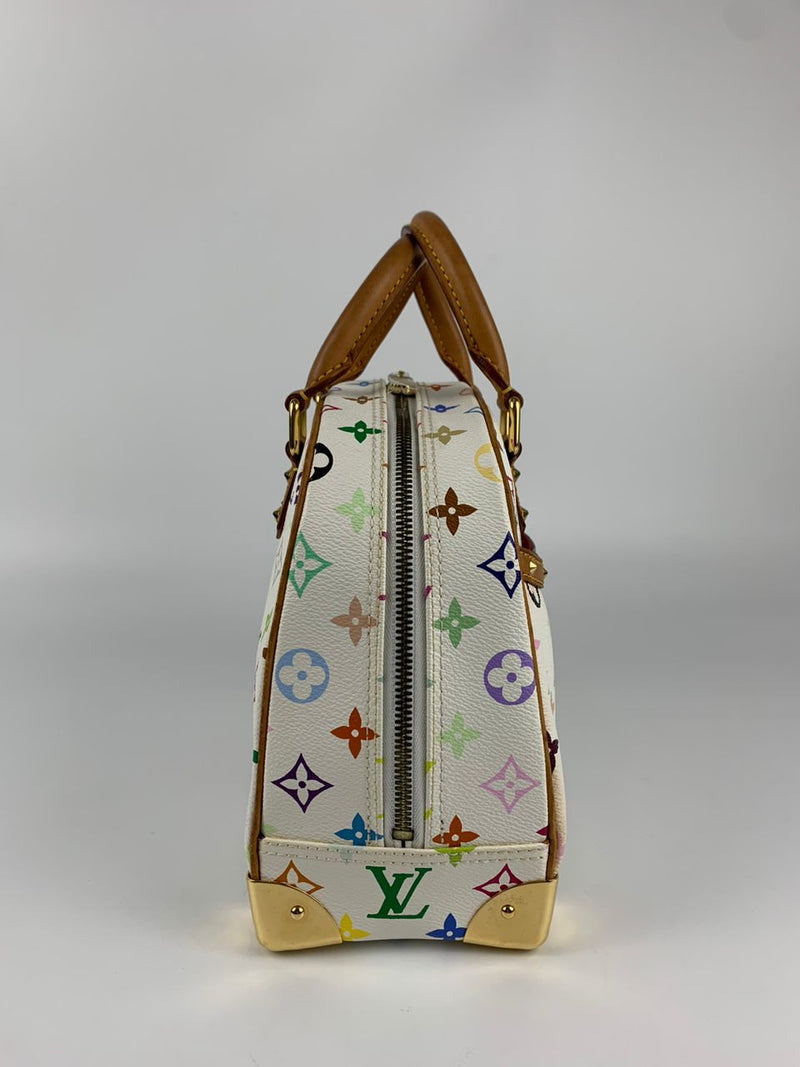 LV x Takashi Murakami Trouville Monogram White Multicolore