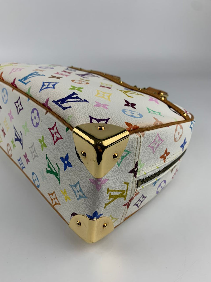 LV x Takashi Murakami Trouville Monogram White Multicolore