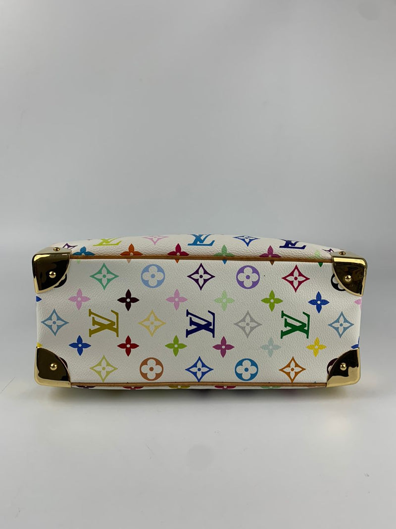 LV x Takashi Murakami Trouville Monogram White Multicolore