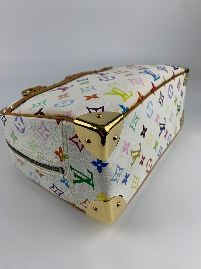 LV x Takashi Murakami Trouville Monogram White Multicolore