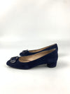 Anicia 25 Flats in Navy Blue Suede