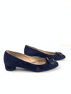 Anicia 25 Flats in Navy Blue Suede