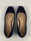 Anicia 25 Flats in Navy Blue Suede