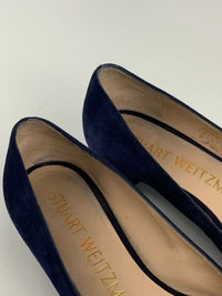 Anicia 25 Flats in Navy Blue Suede