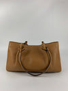 Tan Calfskin Shoulder Tote