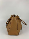 Tan Calfskin Shoulder Tote