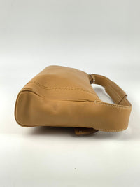 Tan Leather Pochette Shoulder Bag AU-21/5311