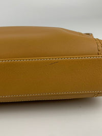 Tan Leather Pochette Shoulder Bag AU-21/5311