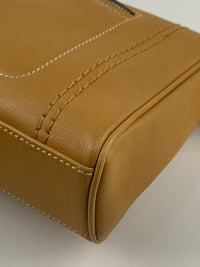 Tan Leather Pochette Shoulder Bag AU-21/5311