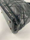 Black Cannage Quilted Leather Granville Tote SHW