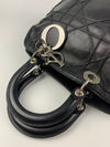 Black Cannage Quilted Leather Granville Tote SHW