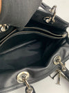 Black Cannage Quilted Leather Granville Tote SHW