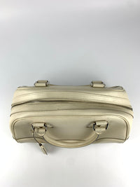 Ivory Epi Leather Bowling Montaigne PM Bag