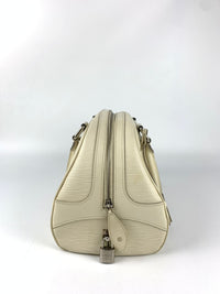 Ivory Epi Leather Bowling Montaigne PM Bag