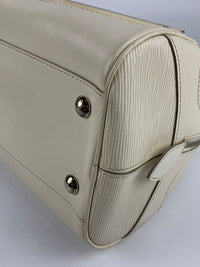 Ivory Epi Leather Bowling Montaigne PM Bag