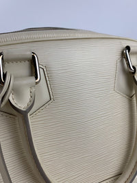 Ivory Epi Leather Bowling Montaigne PM Bag