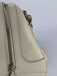 Ivory Epi Leather Bowling Montaigne PM Bag