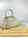 Ivory Epi Leather Bowling Montaigne PM Bag