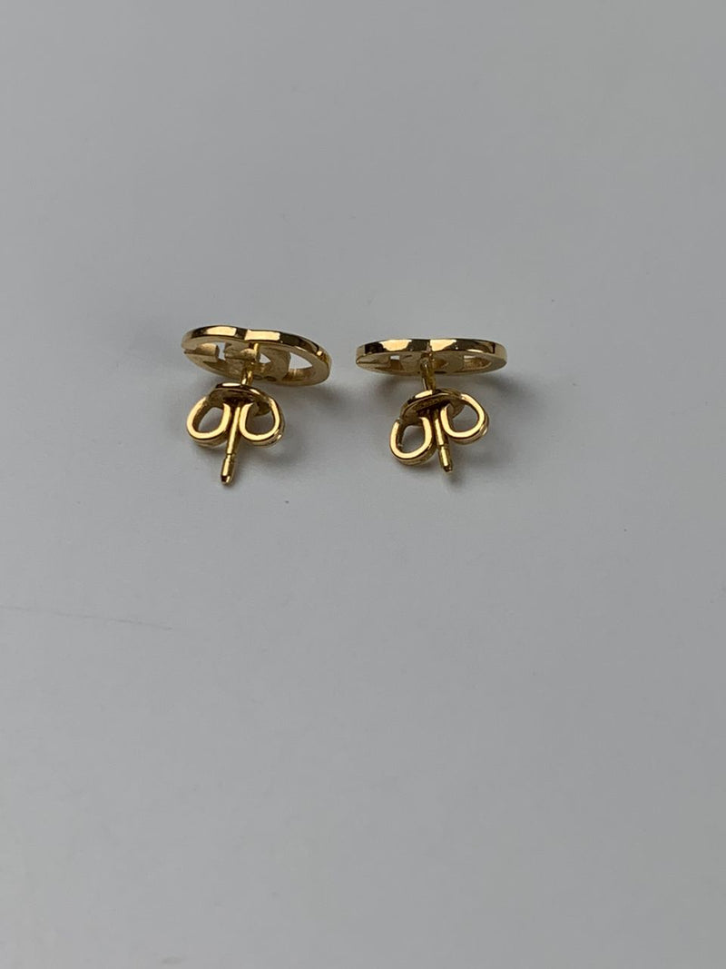 GG Running Stud Earrings 18K Gold