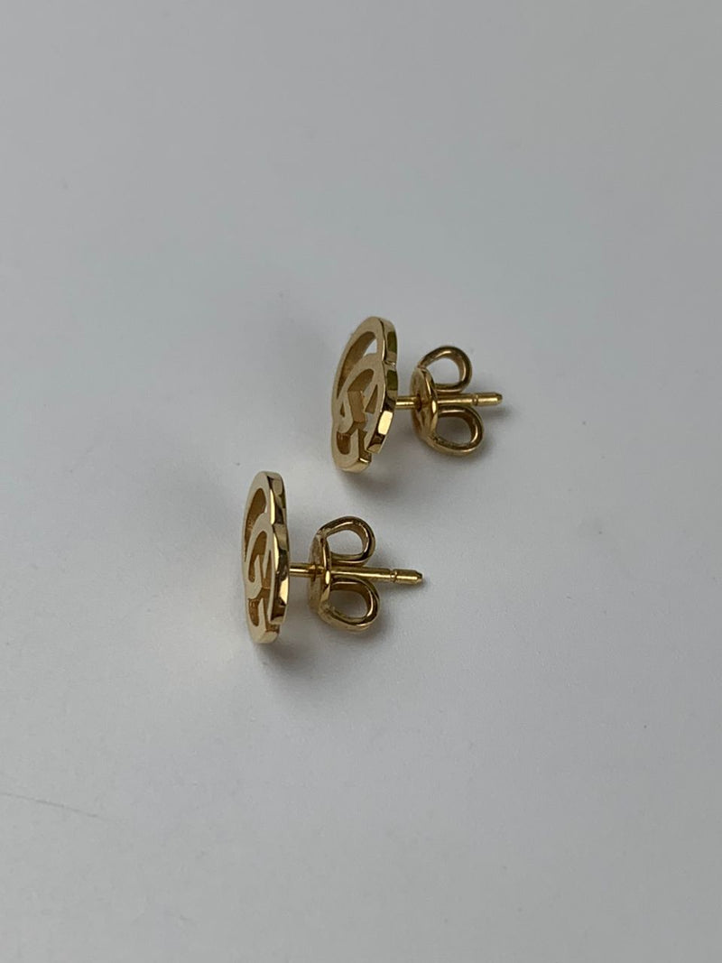 GG Running Stud Earrings 18K Gold