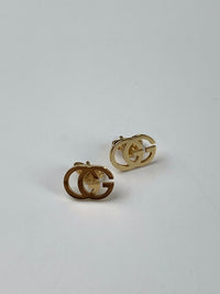 GG Running Stud Earrings 18K Gold