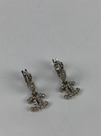 A22 CC Silver Pave Earrings