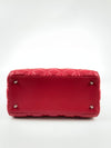 Lady Dior Medium in Red Lambskin SHW