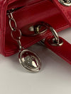 Lady Dior Medium in Red Lambskin SHW