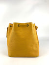 Yellow Epi Noe Bucket Bag