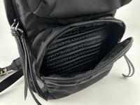 Re-Nylon and Saffiano Leather Backpack