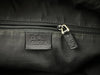 272375 Black Suede GG Embossed Leather Boston Bag