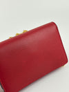 Medusa Wallet on Chain Red/Pink Calfskin