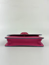 Medusa Wallet on Chain Red/Pink Calfskin