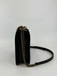 Large Boy Bag in Black Caviar RGHW