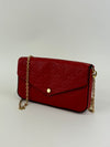 Felicie Pochette Red Empreinte