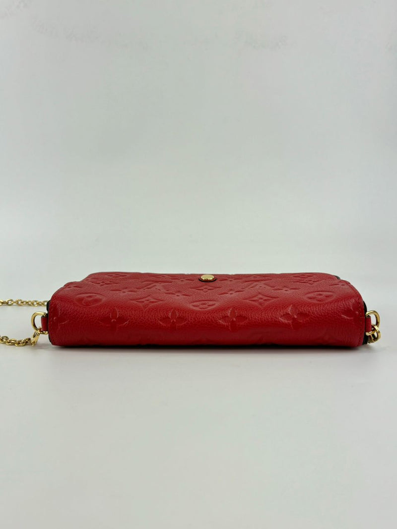 Felicie Pochette Red Empreinte