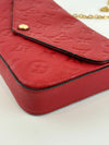 Felicie Pochette Red Empreinte