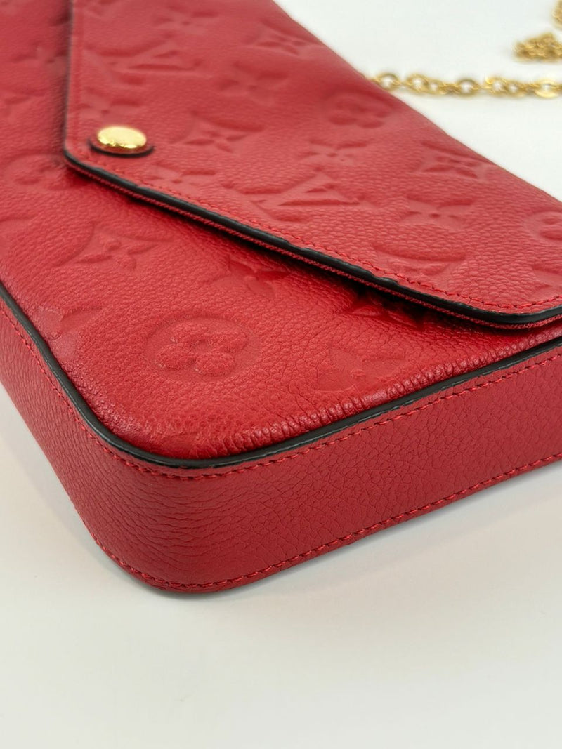 Felicie Pochette Red Empreinte