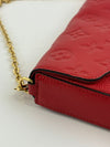 Felicie Pochette Red Empreinte