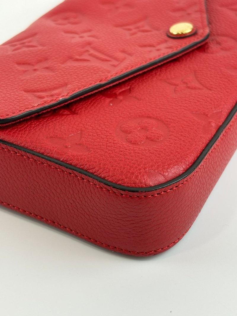 Felicie Pochette Red Empreinte