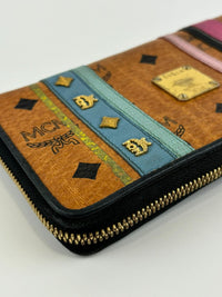 Long Zipped Wallet Cognac