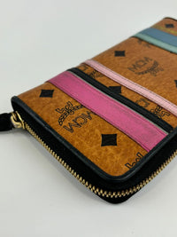 Long Zipped Wallet Cognac