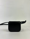 Mini Triomphe Crossbody Black Leather