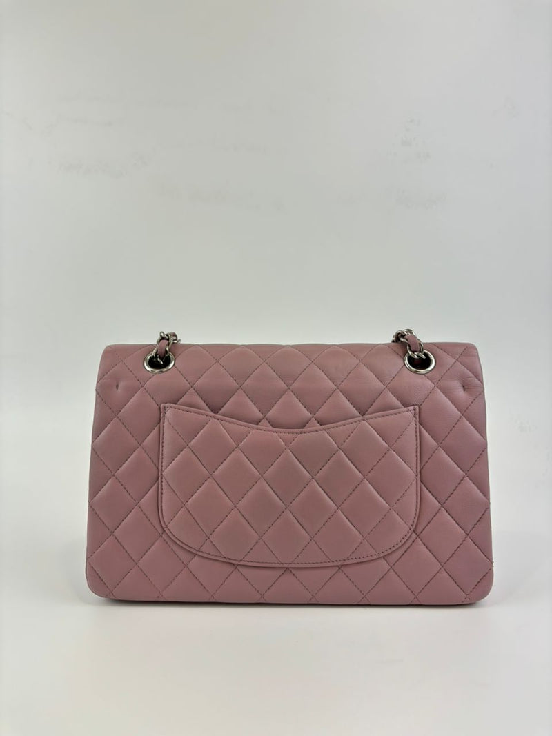 Classic 11.12 Medium Flap Dark Pink Lambskin SHW